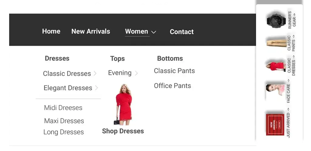 Product categories organized for Shopify store